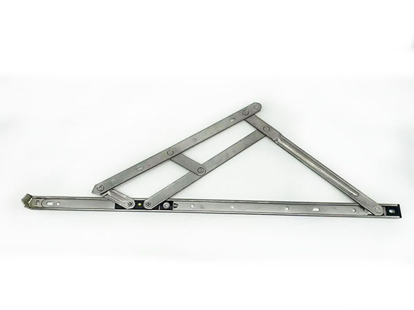 Five-bar window hinge